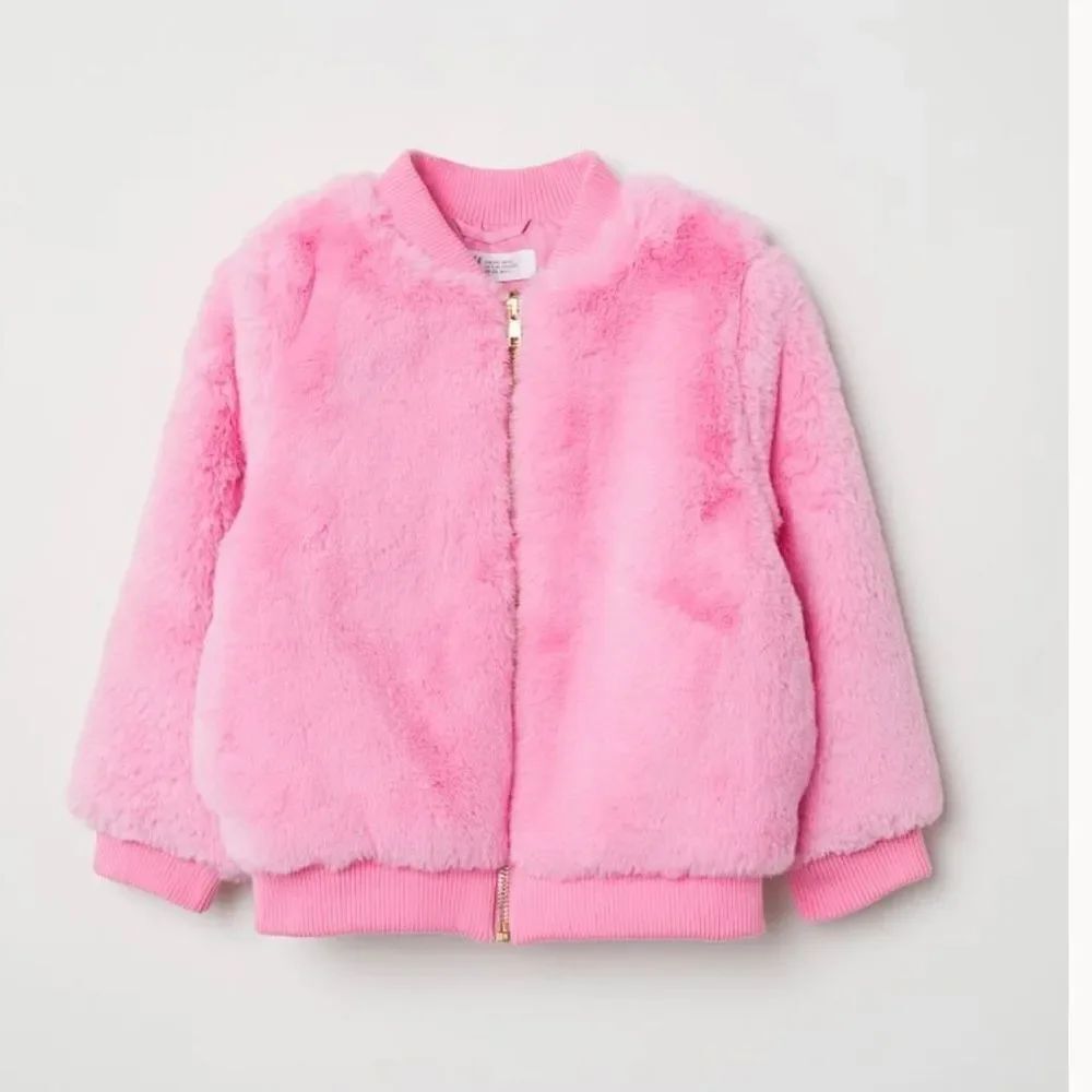 H&M Faux Fur Jacket Sz 5-6